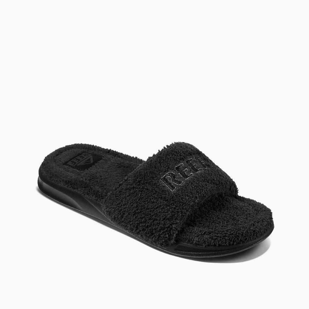 Reef Mens One Slide Chill Faux Shearling Sandals ID c53UlgT3