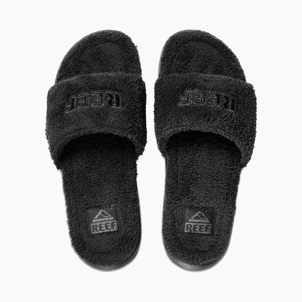 Reef Mens One Slide Chill Faux Shearling Sandals ID c53UlgT3