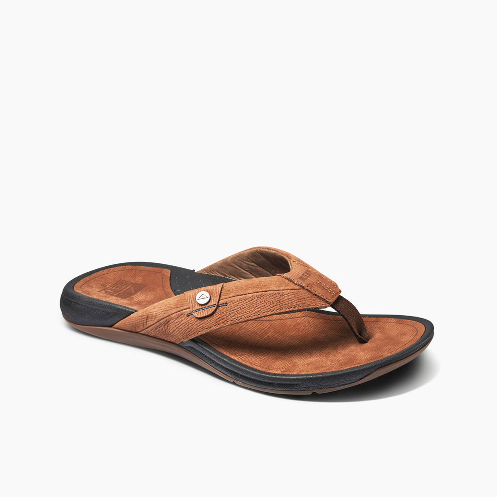 Reef Mens Reef Pacific Le Sandals (Black/Brown) ID cGGvdArx