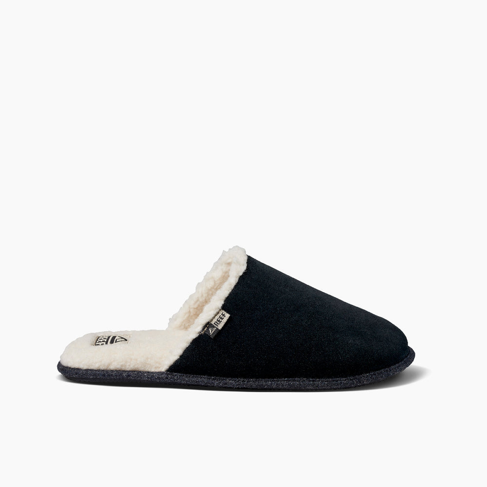 Reef Mens Glider Suede Faux Shearling Slippers| REEF? ID cKa8prls