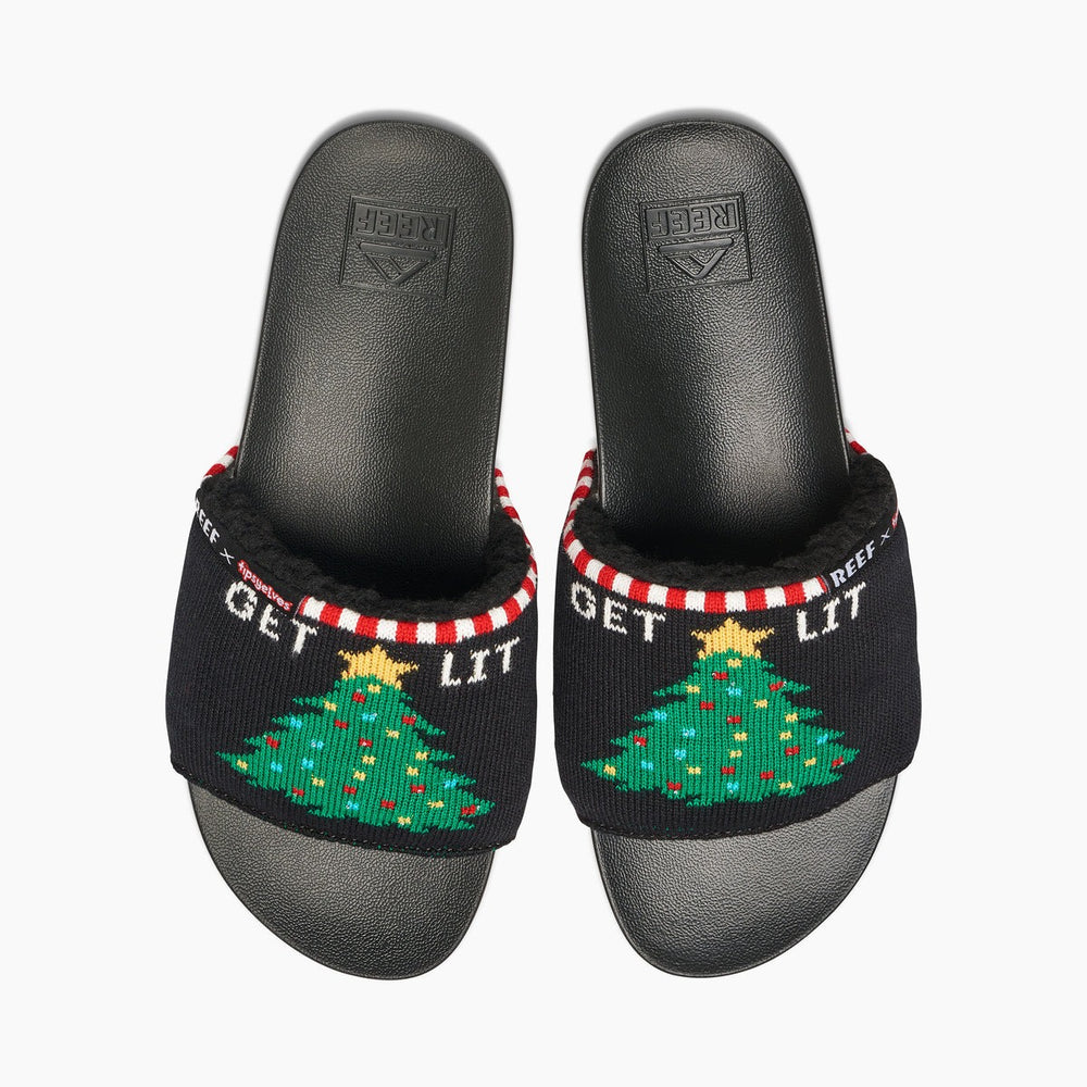 Reef Womens Scout X Tipsy Elves Slides (Get Lit) ID cwW0OUOb
