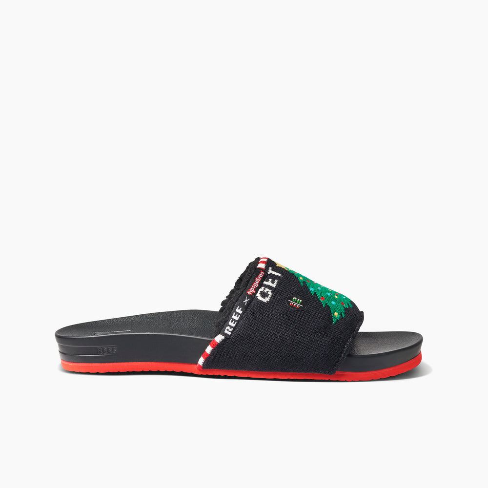 Reef Womens Scout X Tipsy Elves Slides (Get Lit) ID cwW0OUOb