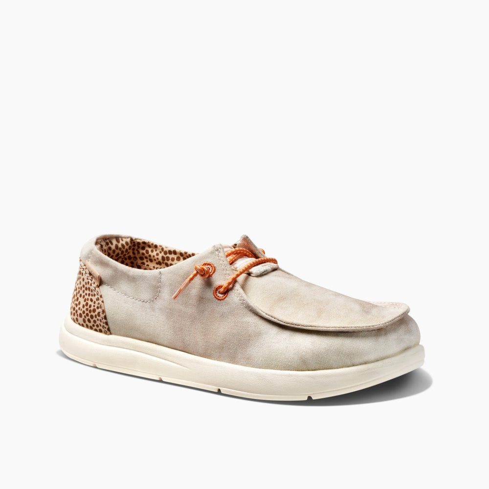 Reef Womens Reef Cushion Coast Shoes in Washed Sand ID d67ZMpSR