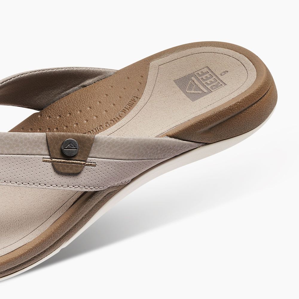 Reef Mens Reef Pacific Sandals in Taupe/Fossil ID dFb3c9zV