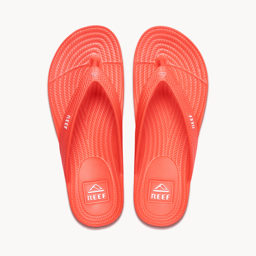 Reef Womens Water Court Sandals in Neon Poppy ID dcwctYbD