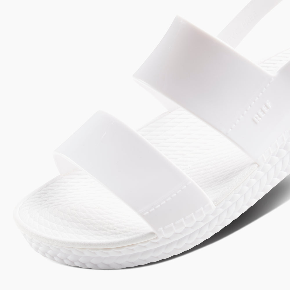 Reef Womens Reef Water Vista Sandals in White Shine ID dzYBq2GG