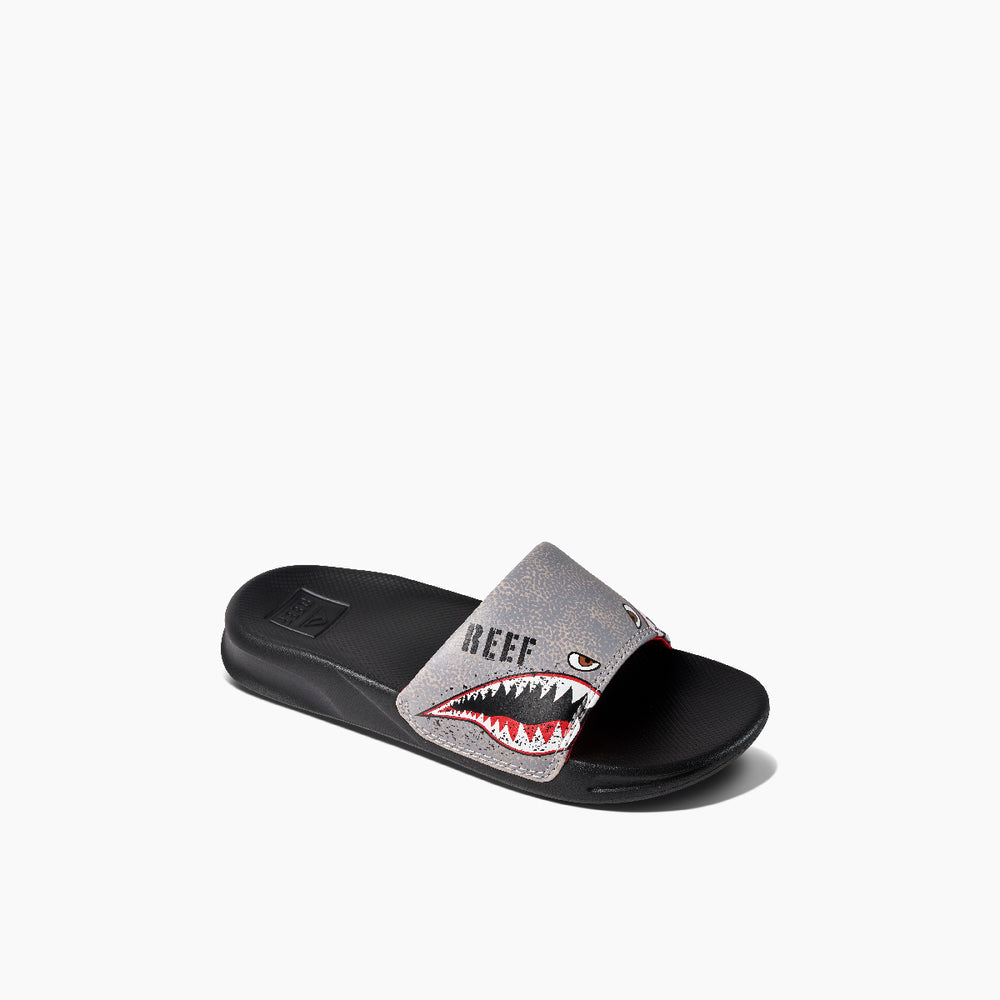 Reef Boys Slides Kids One Slide in Flying Sharks ID eSe9bW7H
