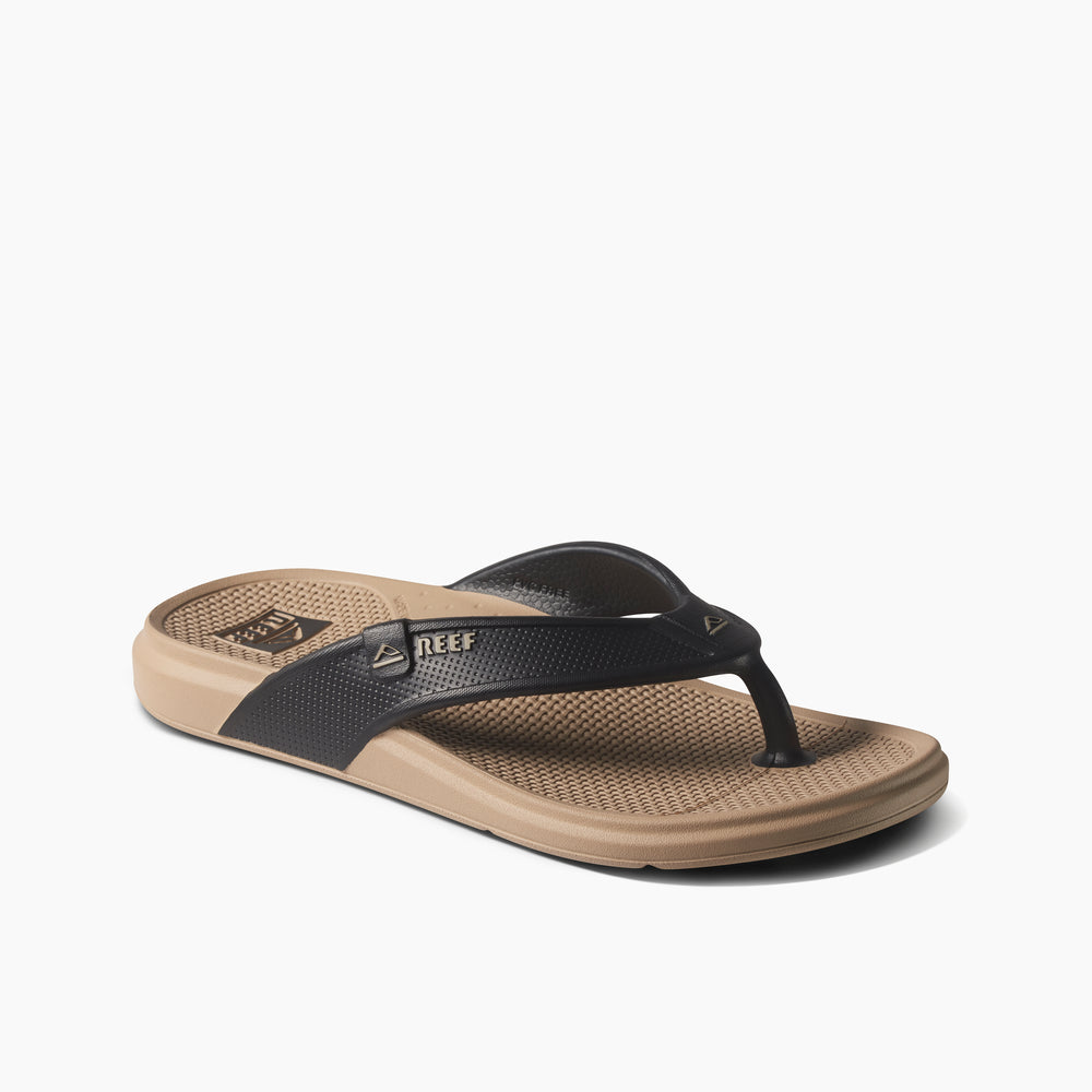 Reef Mens Sandals Oasis in Black/Tan ID eb8S3Dow