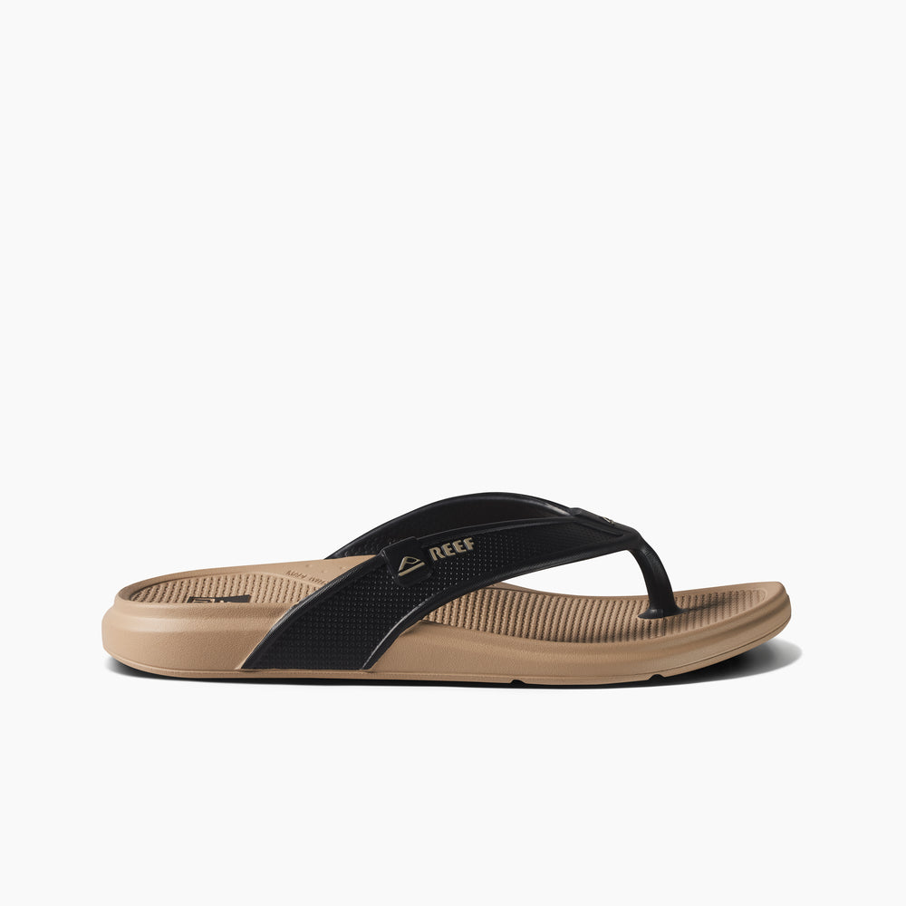 Reef Mens Sandals Oasis in Black/Tan ID eb8S3Dow