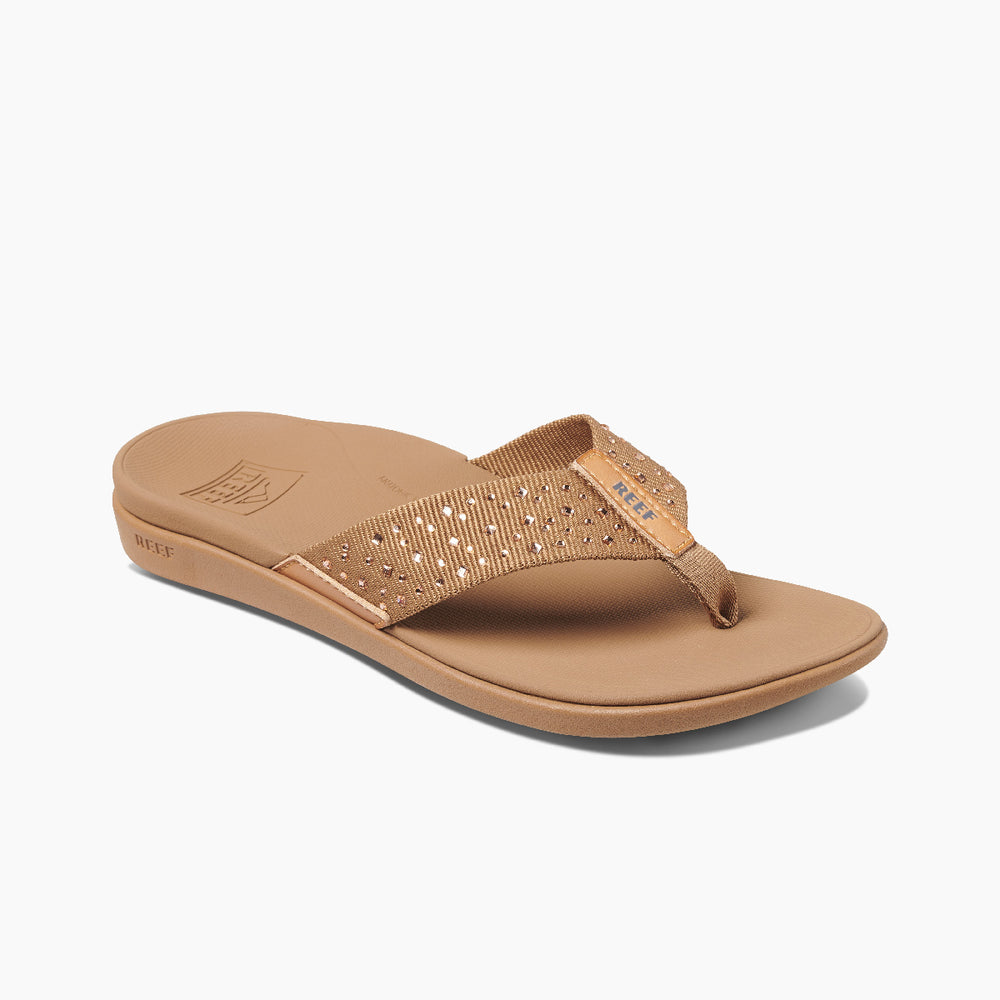 Reef Womens Reef Ortho Jewels Sandals in Rose Gold ID eqbHlMlk