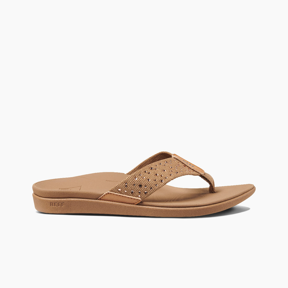 Reef Womens Reef Ortho Jewels Sandals in Rose Gold ID eqbHlMlk