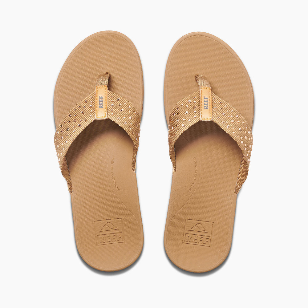 Reef Womens Reef Ortho Jewels Sandals in Rose Gold ID eqbHlMlk