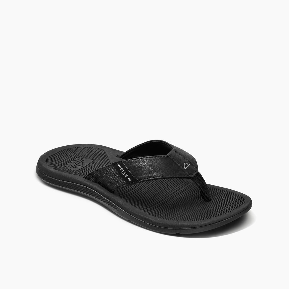 Reef Santa Ana Mens Vegan Leather Sandals ID fO8kVTtn