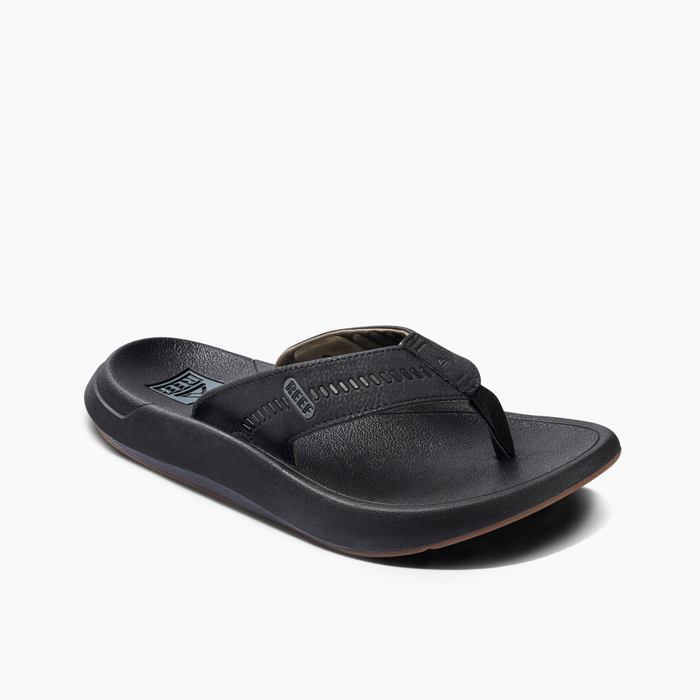 Reef Mens Sandals SWELLsole Cruiser in Black/Grey ID g9WEjBLB
