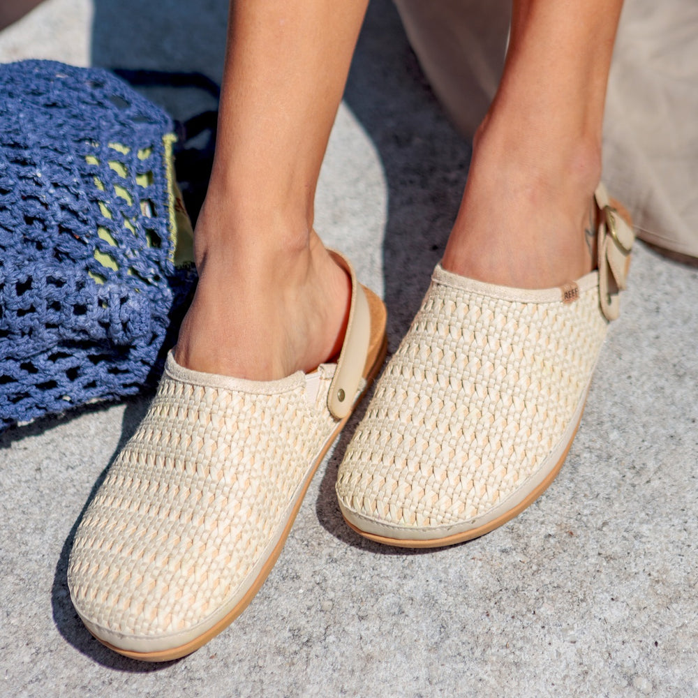 Reef Womens Cushion Sage Woven Sandals in Vintage ID gsQdN0IO