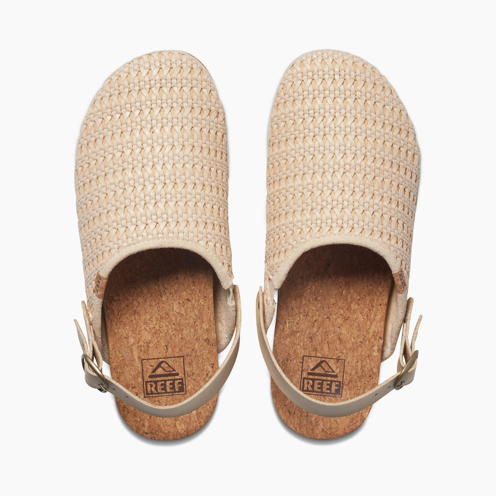 Reef Womens Cushion Sage Woven Sandals in Vintage ID gsQdN0IO