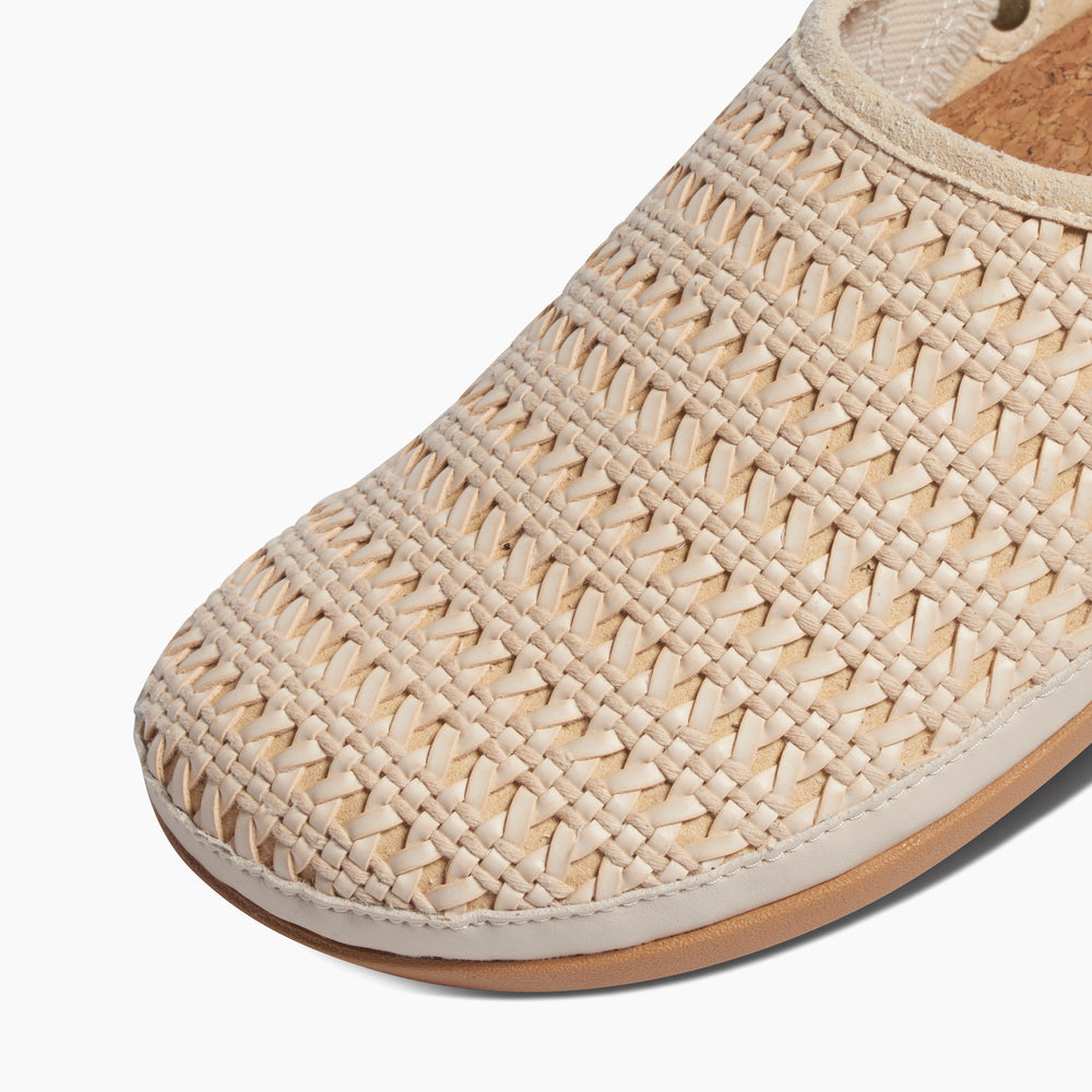 Reef Womens Cushion Sage Woven Sandals in Vintage ID gsQdN0IO