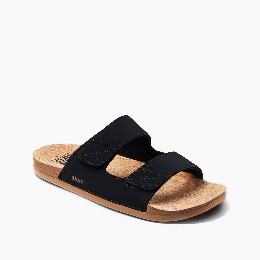 Reef Mens Sandals Cushion Tradewind Cork In Black/Cork ID gv8aIpTm