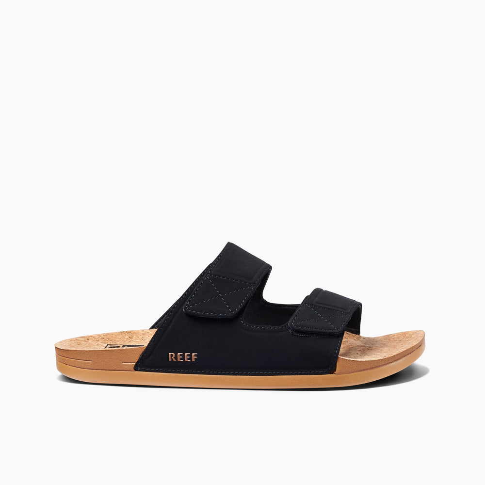 Reef Mens Sandals Cushion Tradewind Cork In Black/Cork ID gv8aIpTm