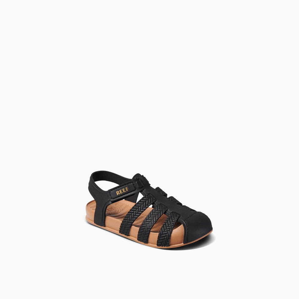 Reef Toddler Girls Water Beachy Shoes in Black/Tan ID hALwprkZ