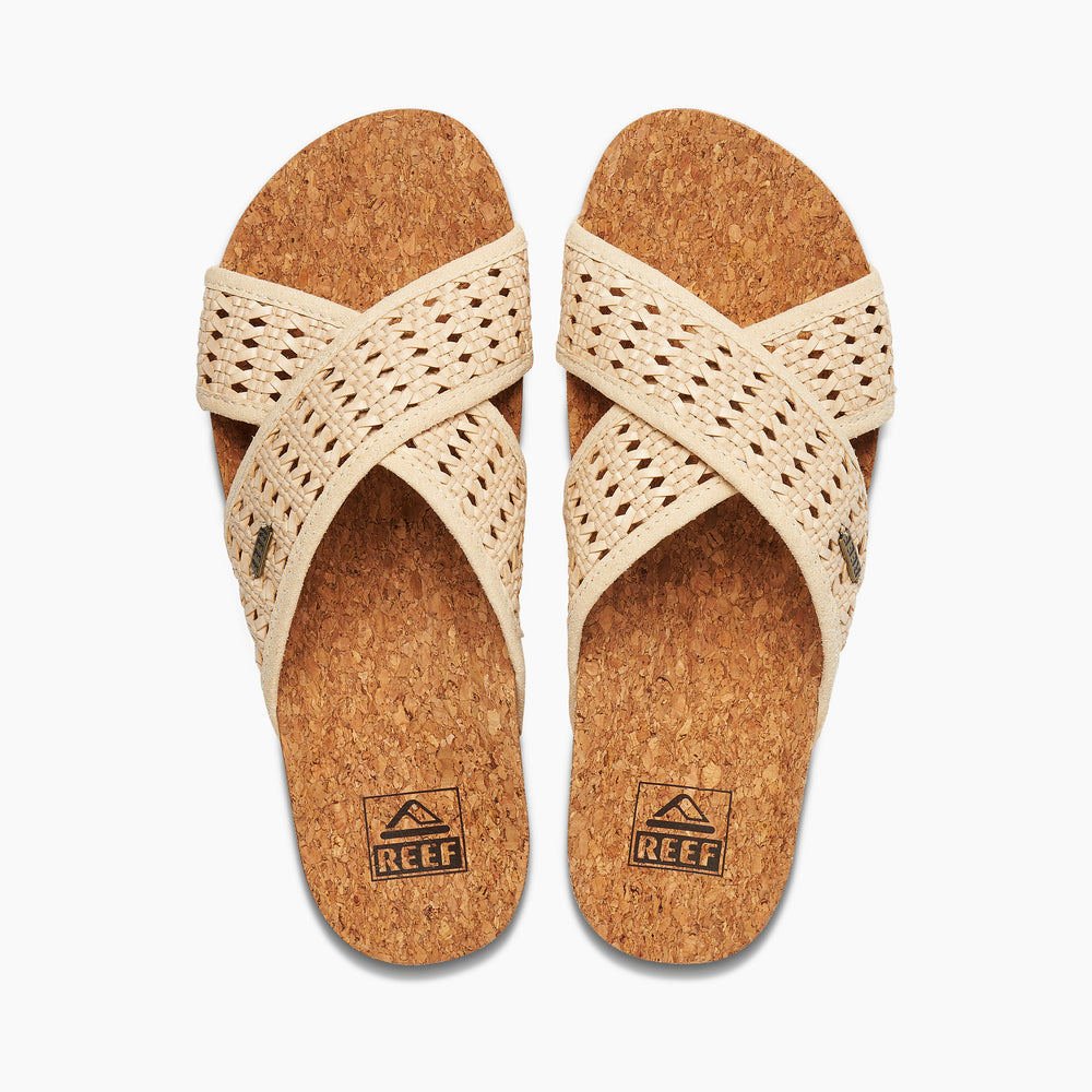 Reef Womens Cushion Woven Bloom Sandals in Vintage ID hmdc4Czk
