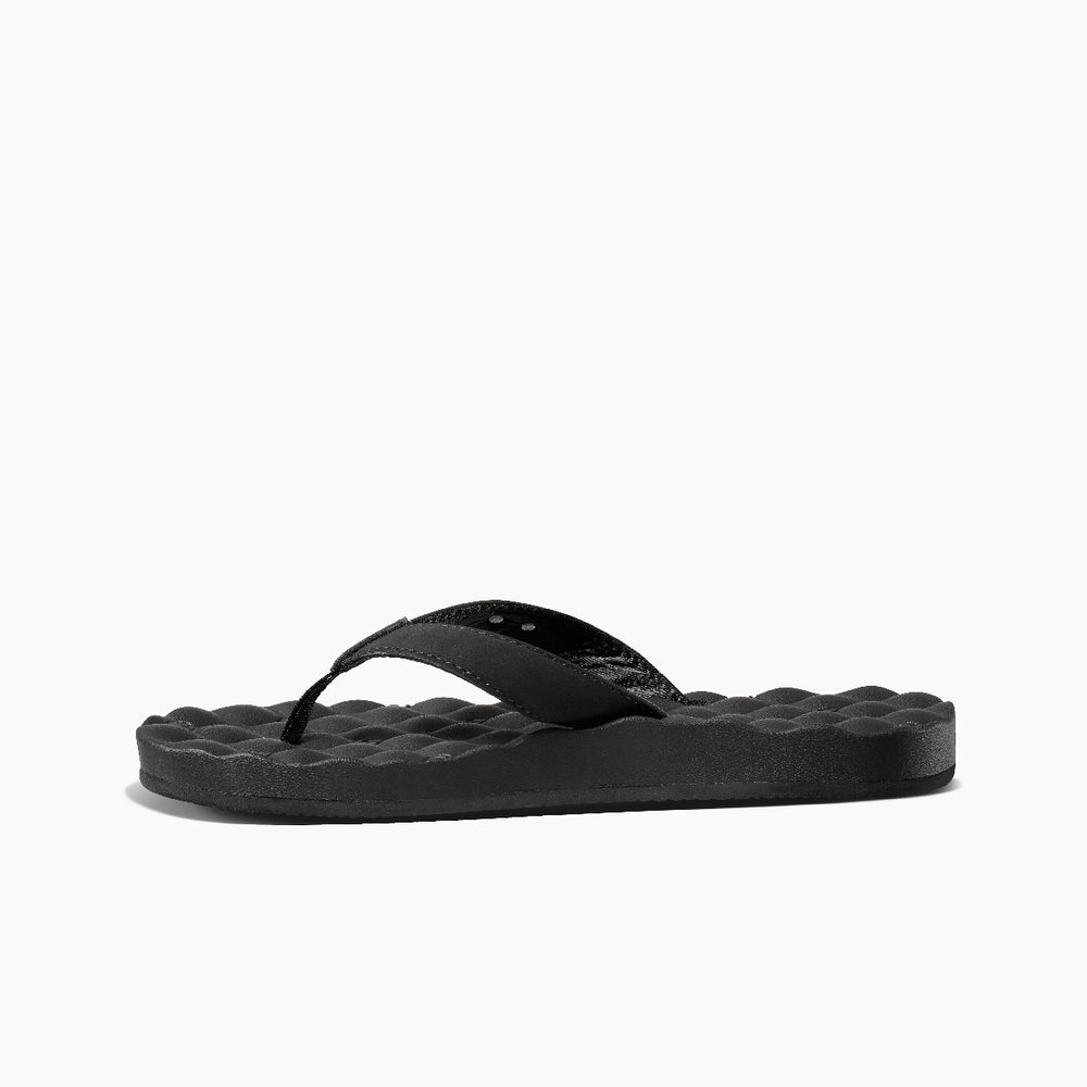 Reef Womens Reef Dreams Vegan Leather Sandals in Black/Black ID iM6UJQQe