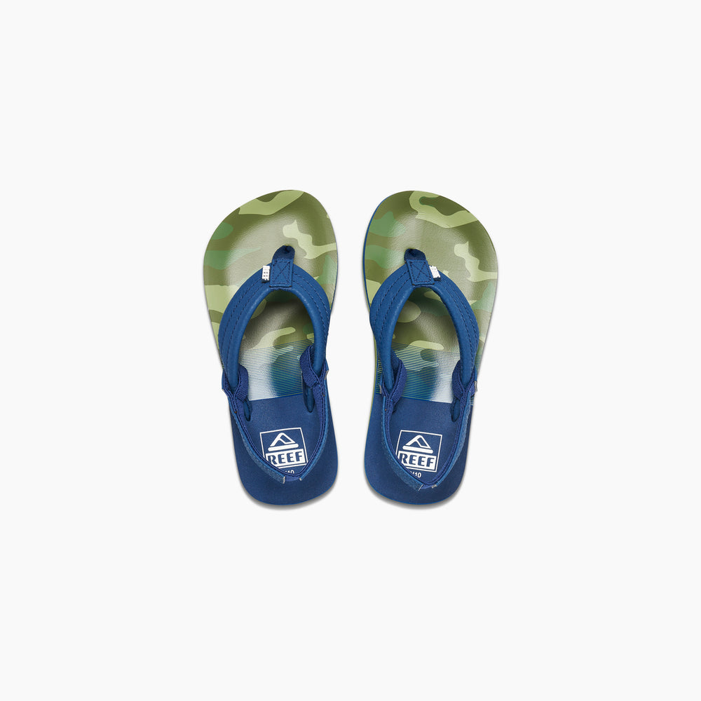 Reef Little Boys Ahi Sandals in Navy/Camo ID iYVMaRbx