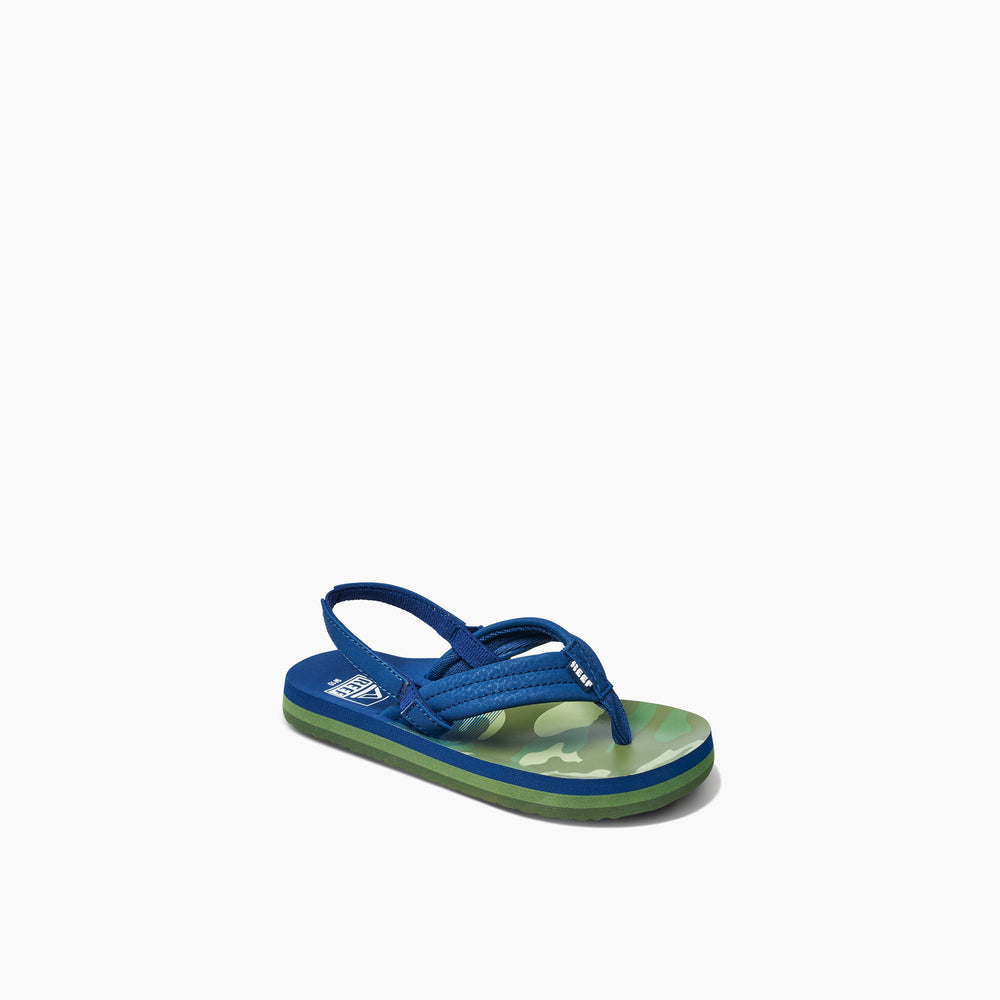 Reef Little Boys Ahi Sandals in Navy/Camo ID iYVMaRbx