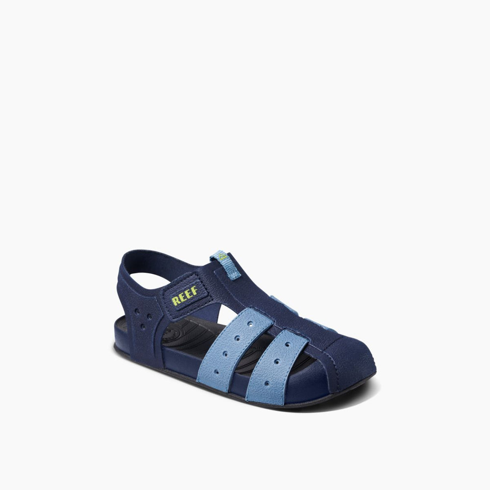 Reef Boys Shoes Kids Water Beachy in Grey/Ocean/Lime ID iYug2uuI