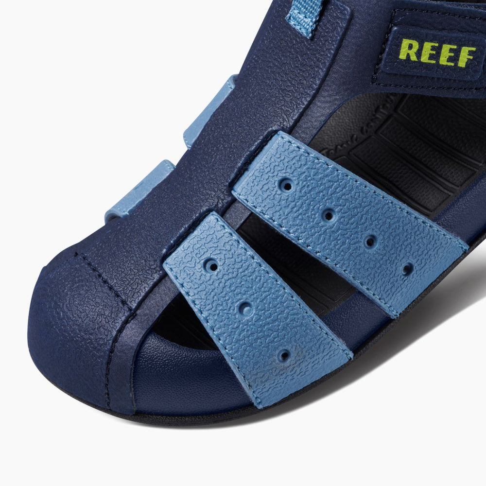 Reef Boys Shoes Kids Water Beachy in Grey/Ocean/Lime ID iYug2uuI