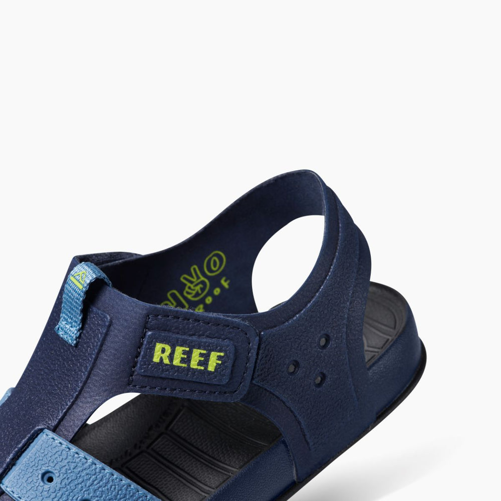 Reef Boys Shoes Kids Water Beachy in Grey/Ocean/Lime ID iYug2uuI
