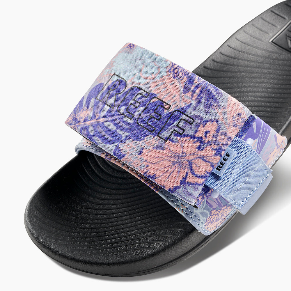 Reef Womens Boozie Slide Sandals (Lavender Lei) ID ia93ozeF