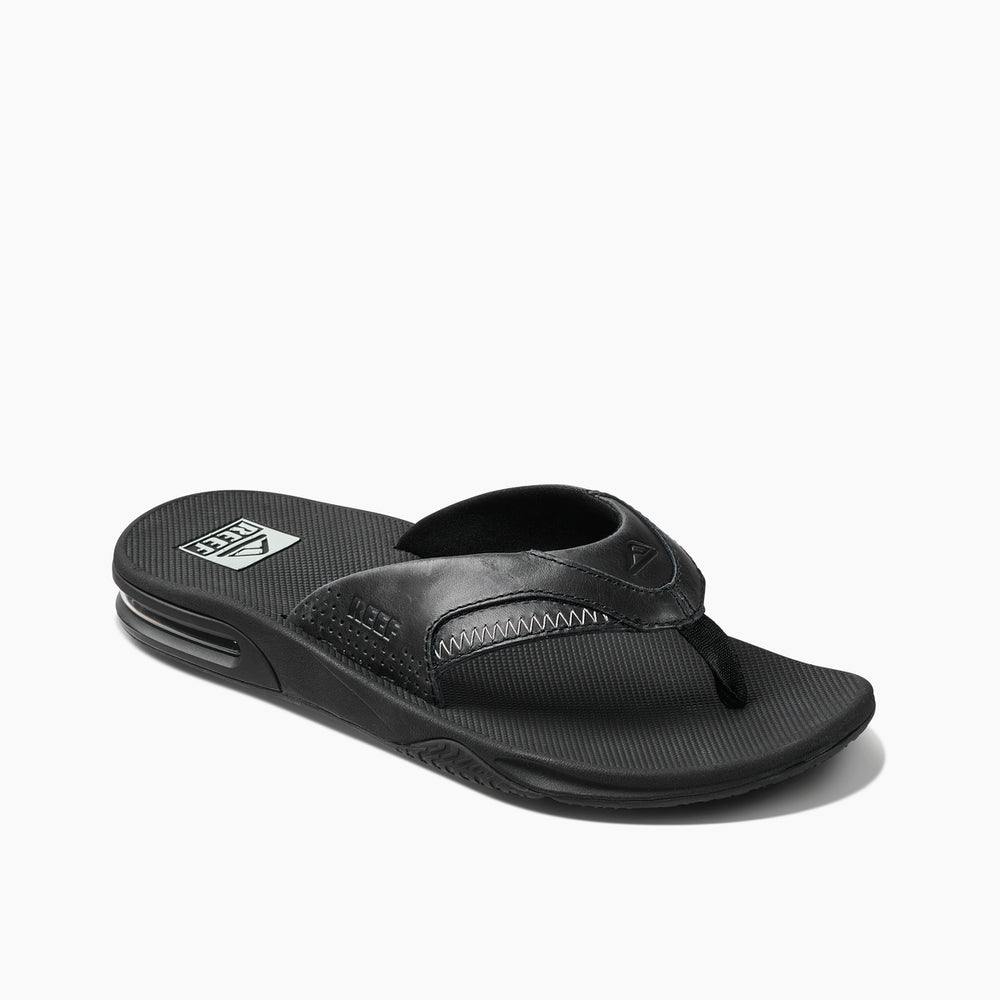 Reef Mens Leather Fanning Sandals ID iuWlINhR