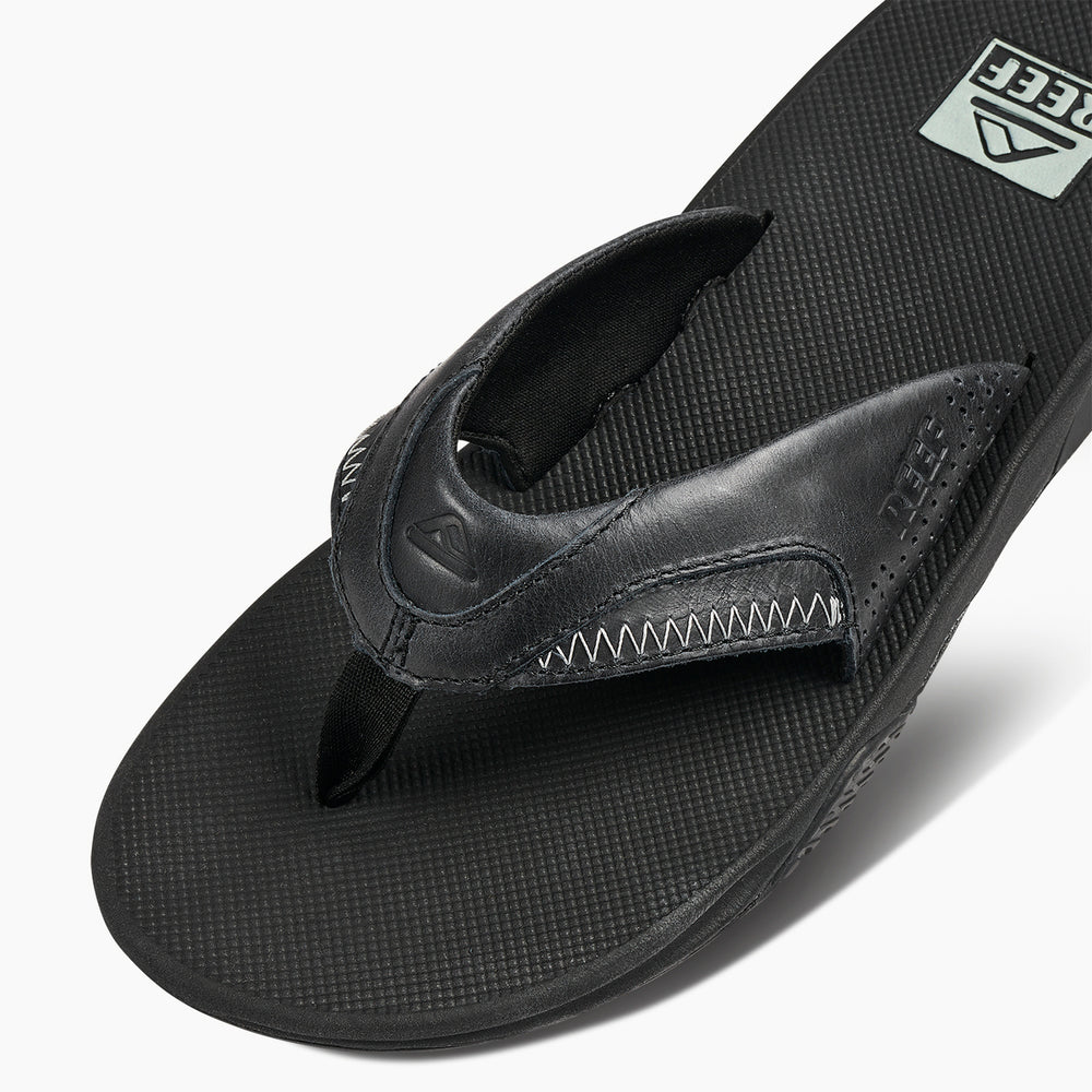 Reef Mens Leather Fanning Sandals ID iuWlINhR