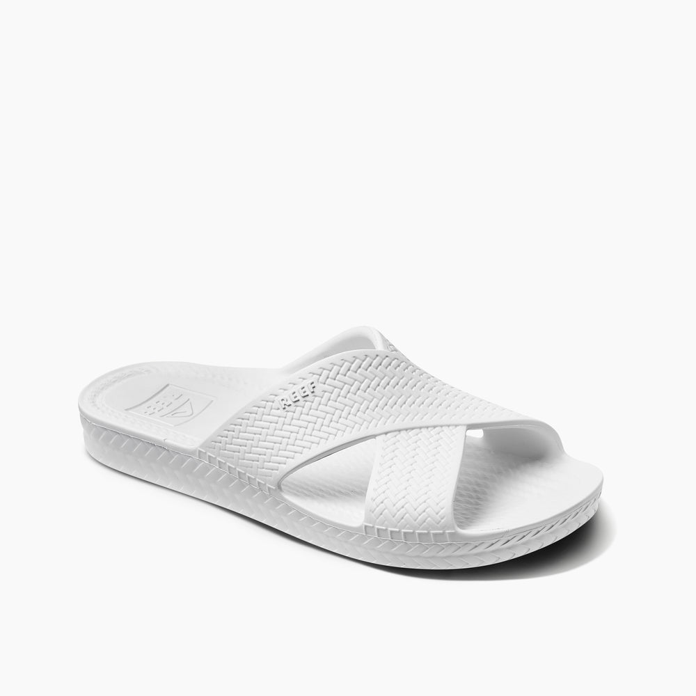 Reef Womens Water X Slide Slides in White ID jA9oAGQT