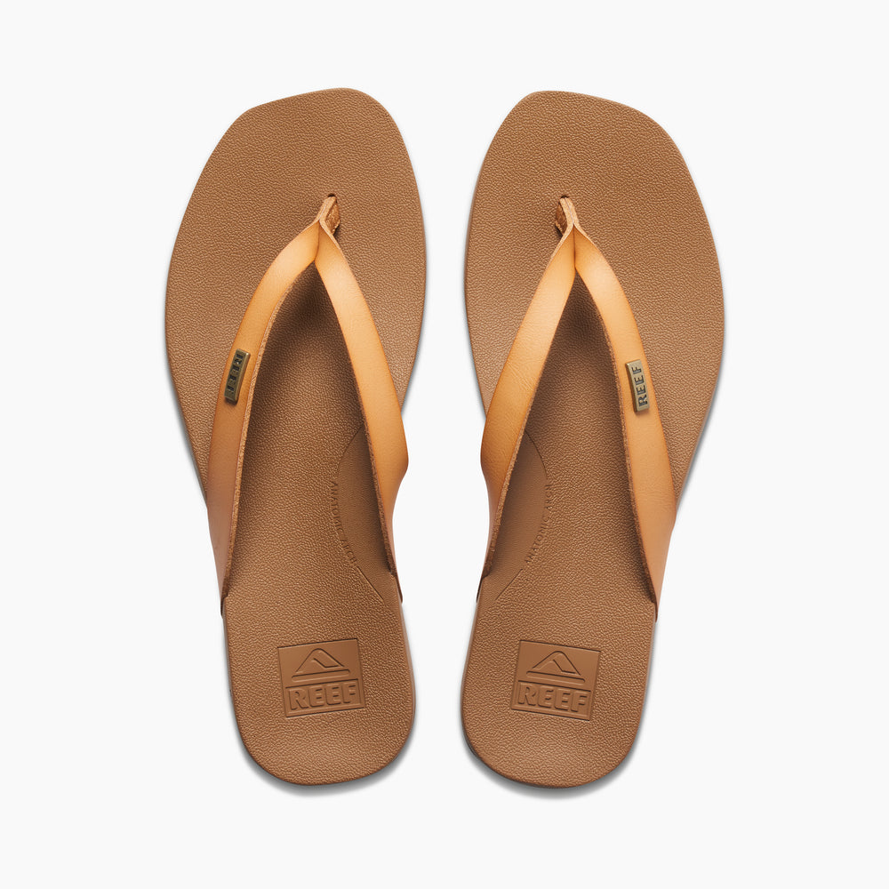 Reef Womens Cushion Lune Sandals in Natural ID jELAE9nn