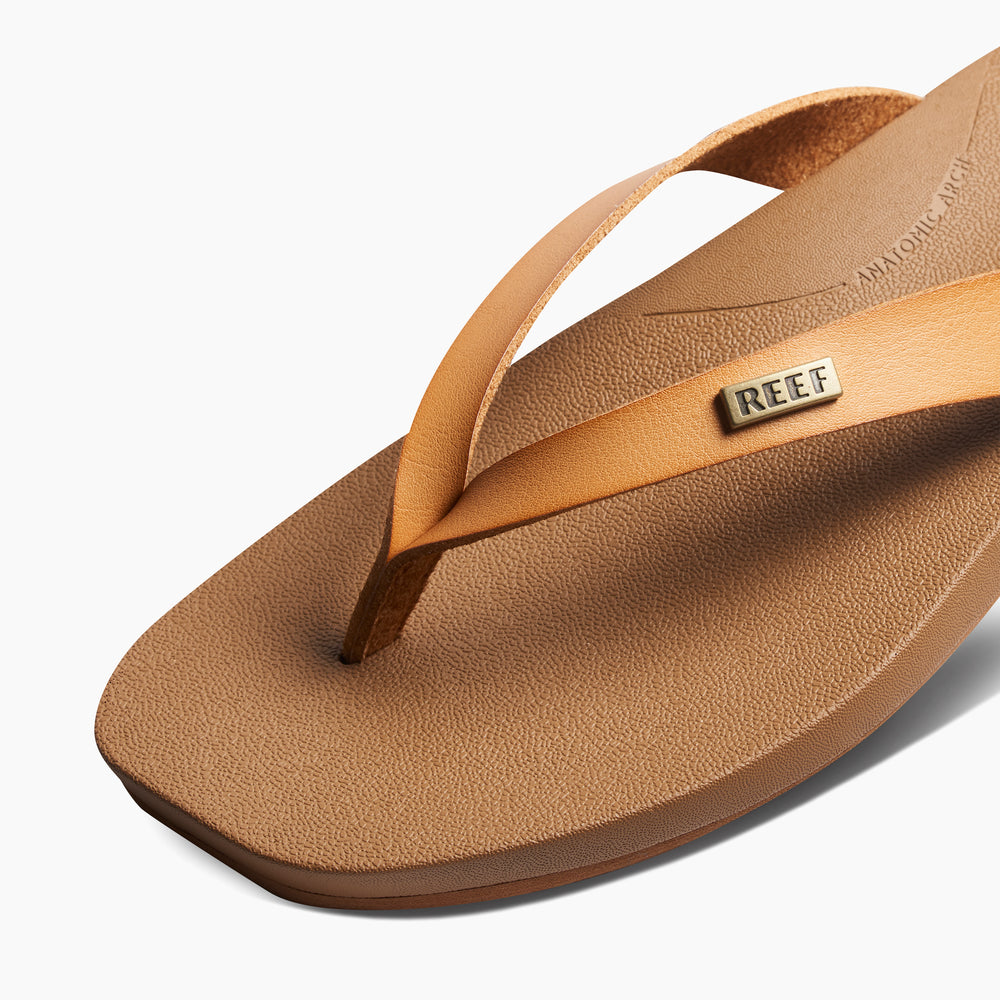 Reef Womens Cushion Lune Sandals in Natural ID jELAE9nn