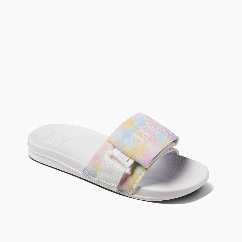 Reef Womens Boozie Slide Sandals (Watercolor) ID jVewUtBP
