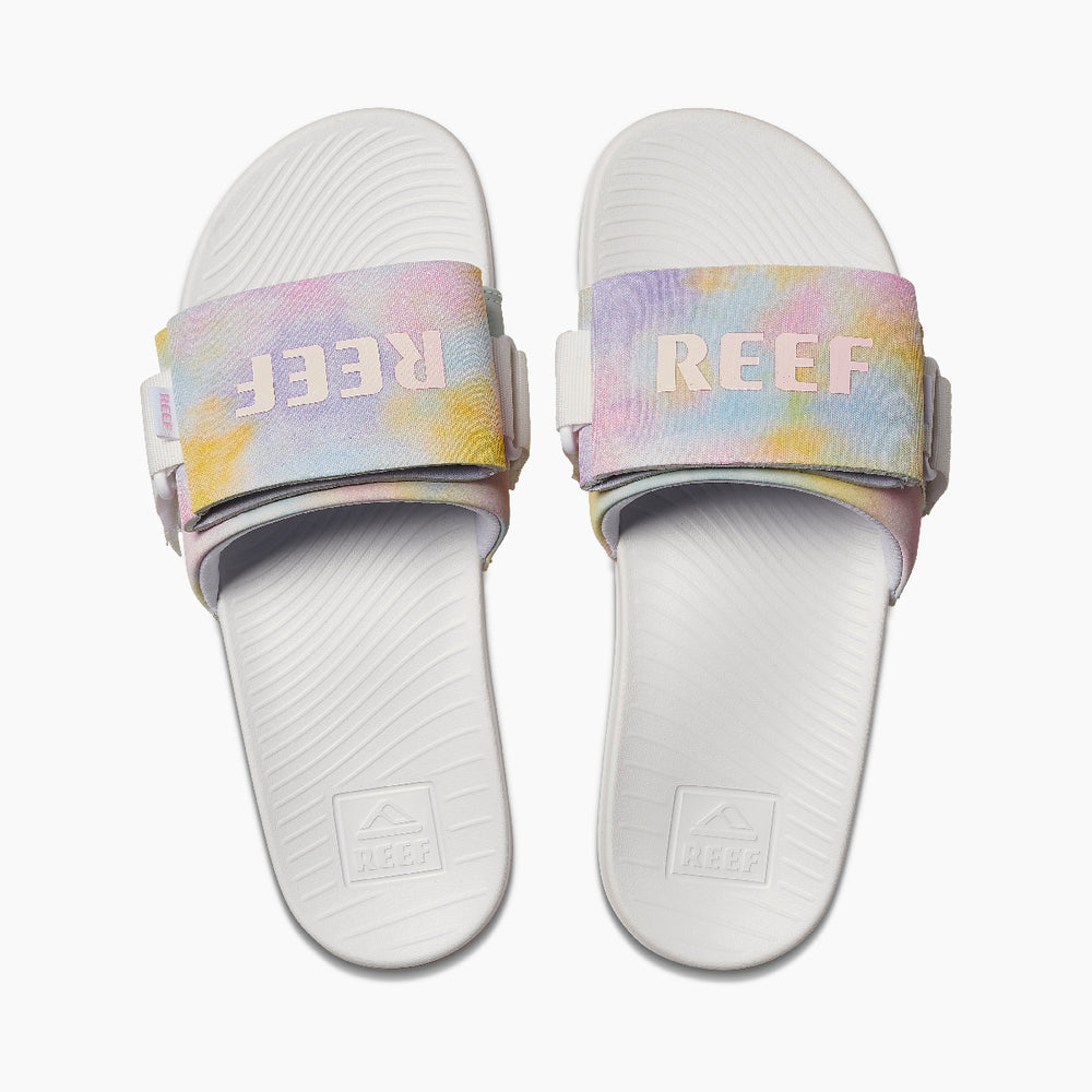 Reef Womens Boozie Slide Sandals (Watercolor) ID jVewUtBP