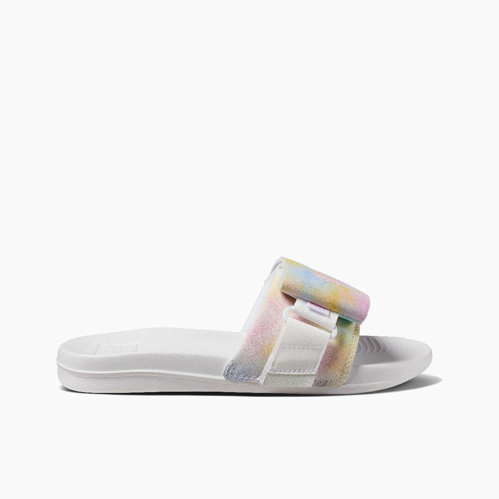 Reef Womens Boozie Slide Sandals (Watercolor) ID jVewUtBP