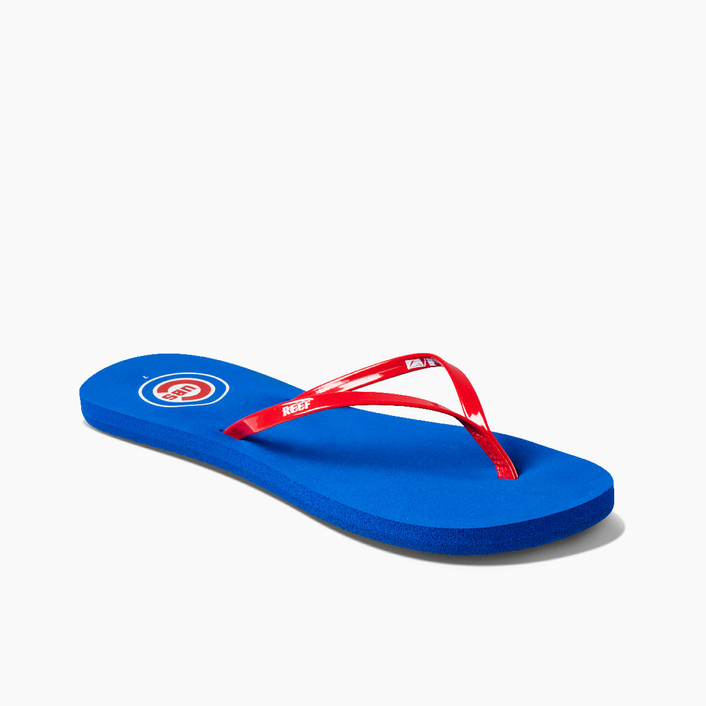 Reef Bliss x MLB Womens Baseball Flip Flops ID jYdfHx92