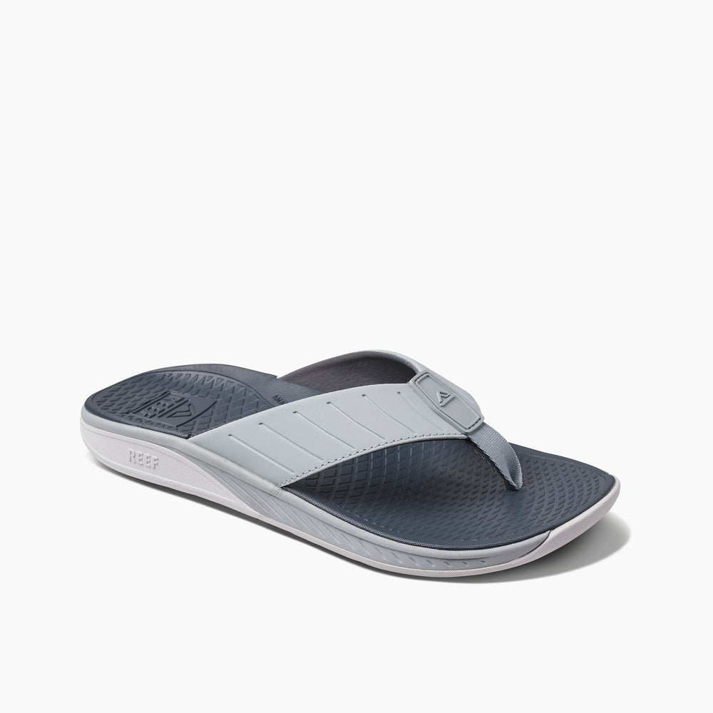 Reef Mens Deckhand Sandals with Deck Tech in Grey ID jz43P6hZ