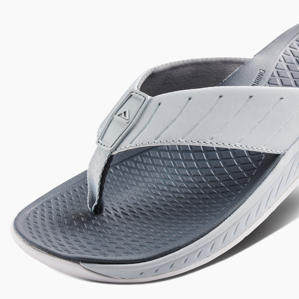 Reef Mens Deckhand Sandals with Deck Tech in Grey ID jz43P6hZ
