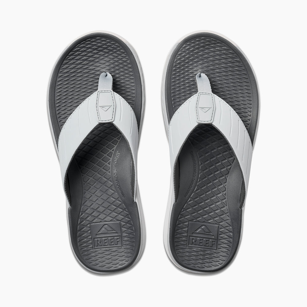 Reef Mens Deckhand Sandals with Deck Tech in Grey ID jz43P6hZ