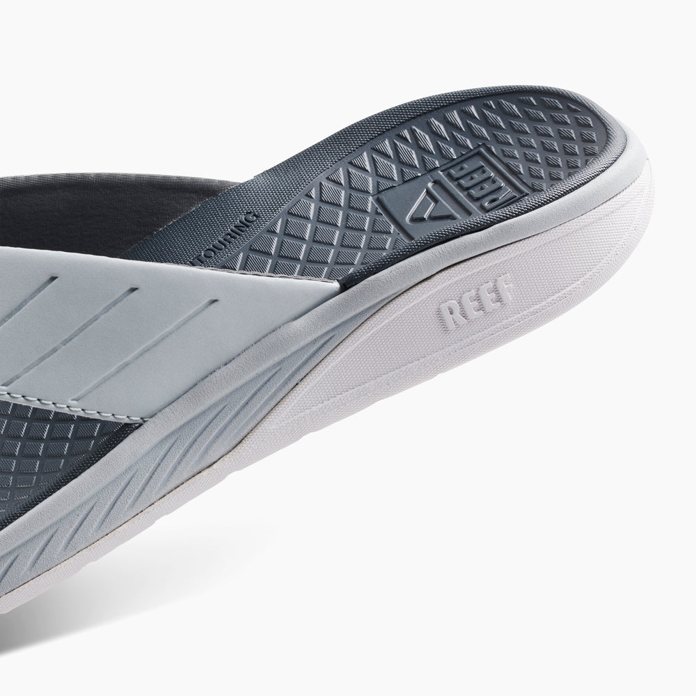Reef Mens Deckhand Sandals with Deck Tech in Grey ID jz43P6hZ