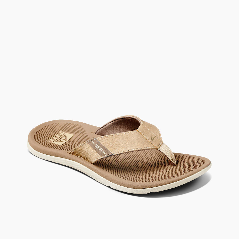 Reef Santa Ana Mens Vegan Leather Sandals ID lNFvhTKH
