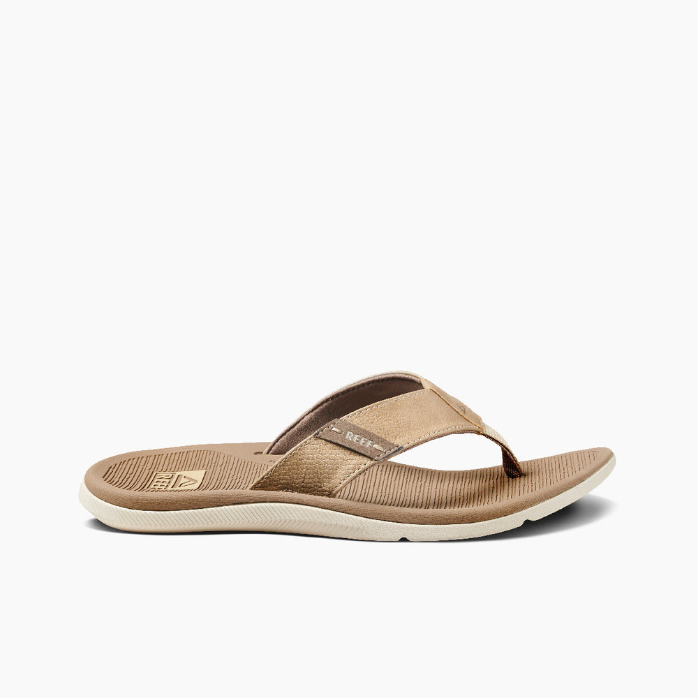 Reef Santa Ana Mens Vegan Leather Sandals ID lNFvhTKH