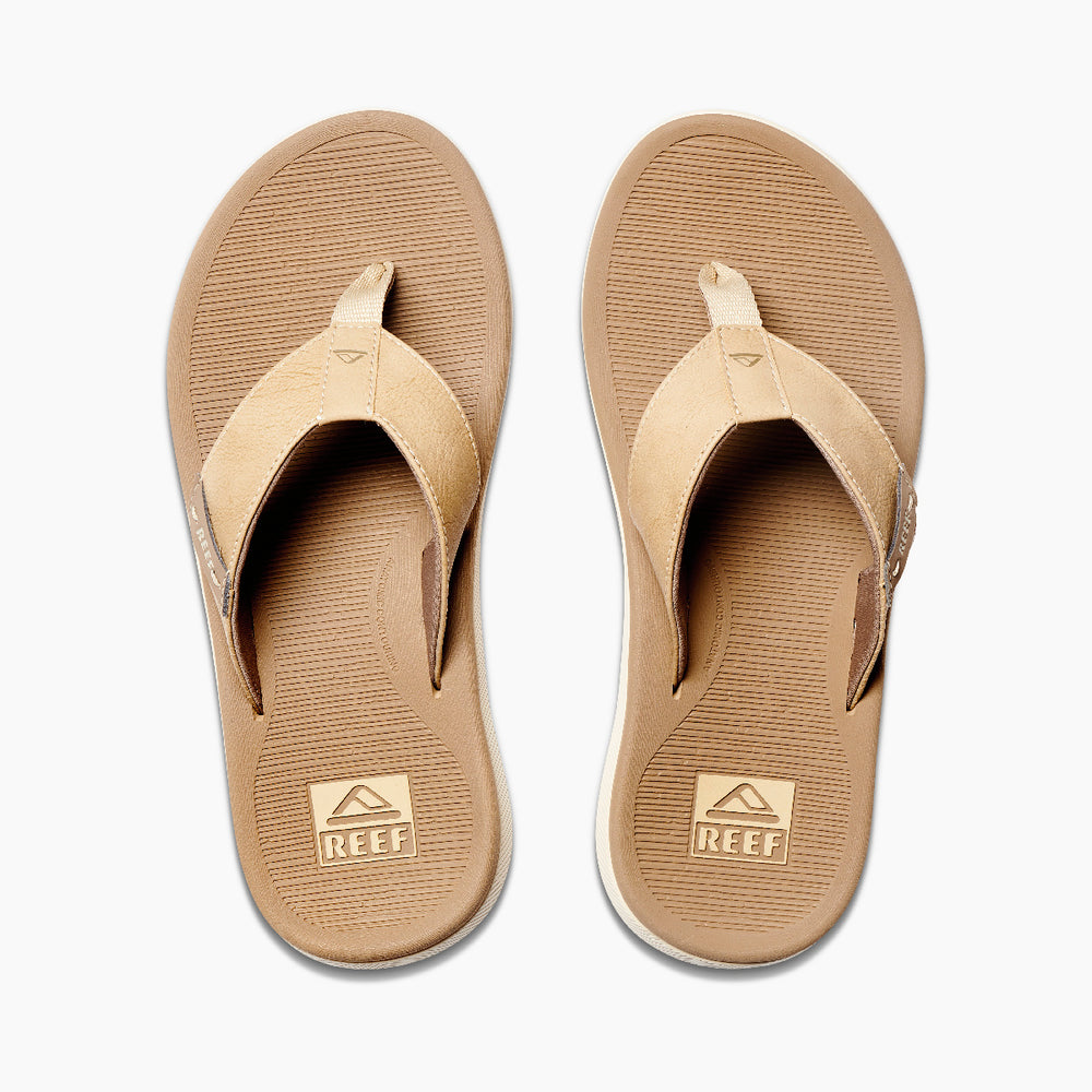 Reef Santa Ana Mens Vegan Leather Sandals ID lNFvhTKH