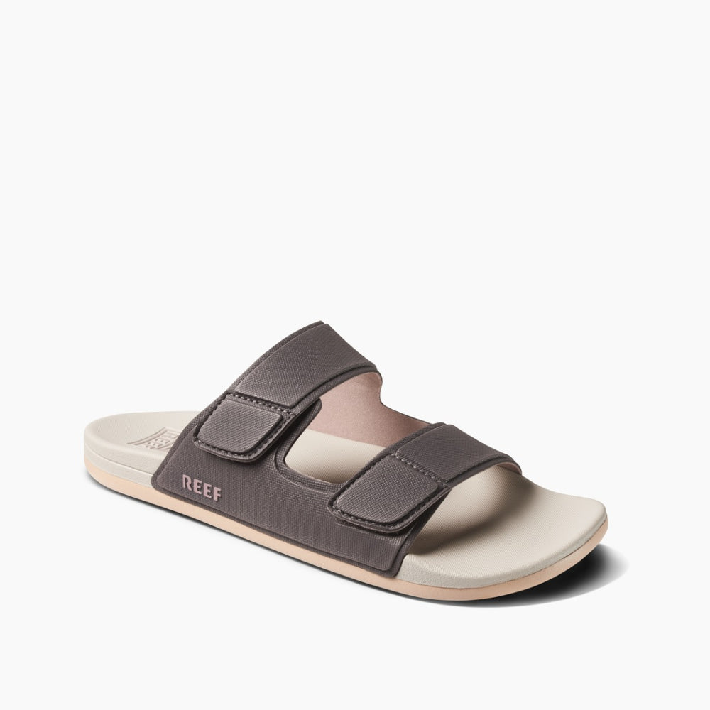 Reef Mens Cushion Tradewind Vegan Leather Slides in Indigo ID lrI4SUbR