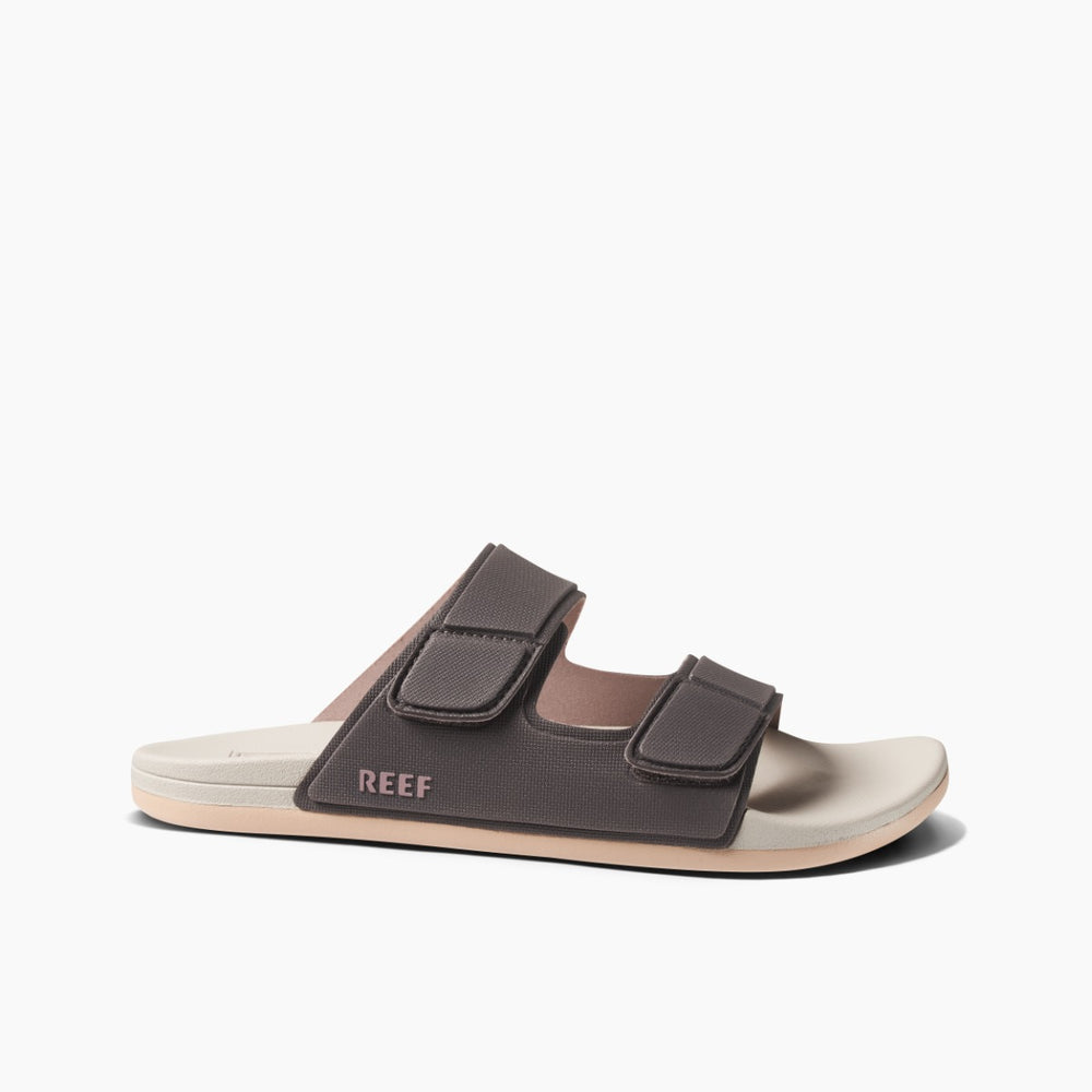 Reef Mens Cushion Tradewind Vegan Leather Slides in Indigo ID lrI4SUbR